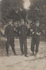 119eme RI. Camp de Sissonne avec Chapuis et Ruault en 1910